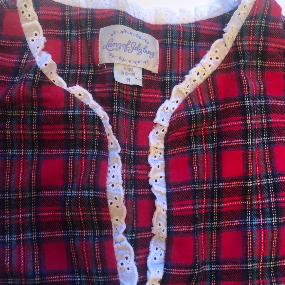 Lanz women’s plaid nightgown NWT